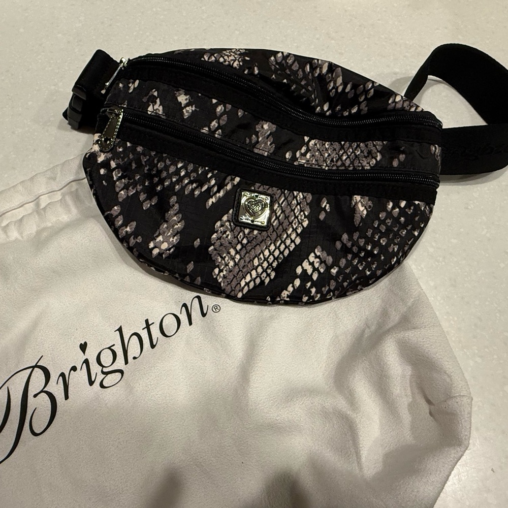 Brighton Snake Pattern Crossbody Bag